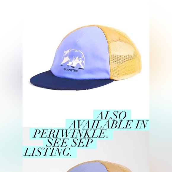 The North Face Class V Trucker Cap Gold Bear Graphic ✨ OS | pink white gold - Picture 4 of 8